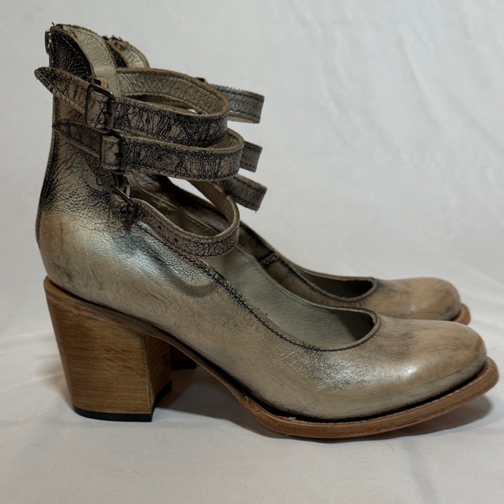 Freebird Women's Pewter Randi Heeled Shoes Size 10